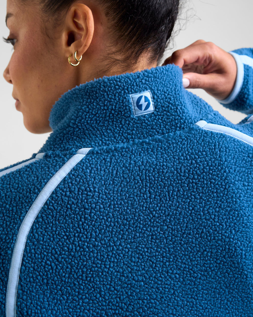 Ascend 1/4 Zip Fleece Dark Blue