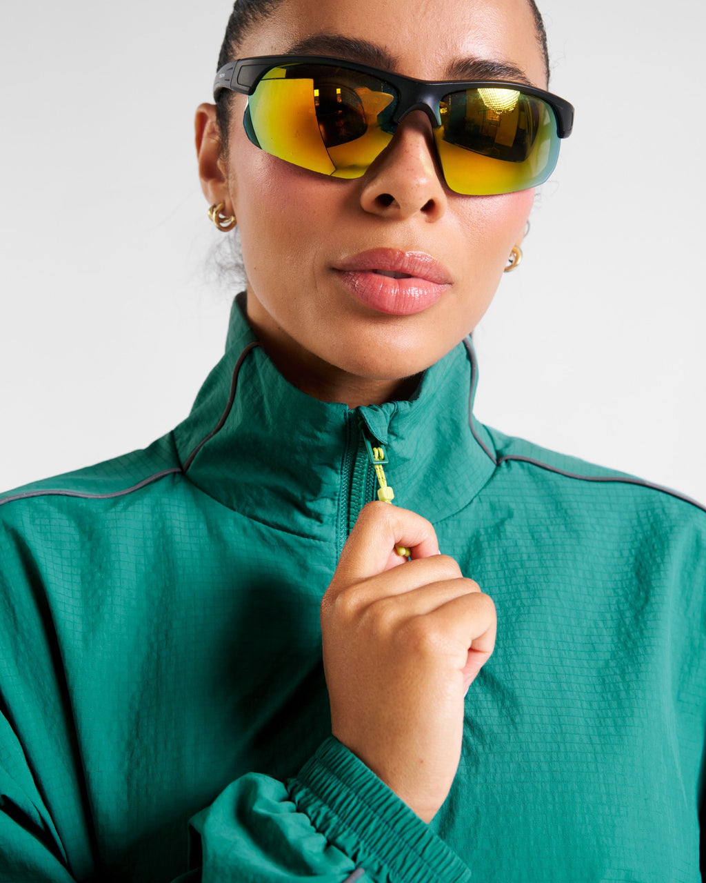 RUNSeries Water Resistant Track Jacket Sea Green