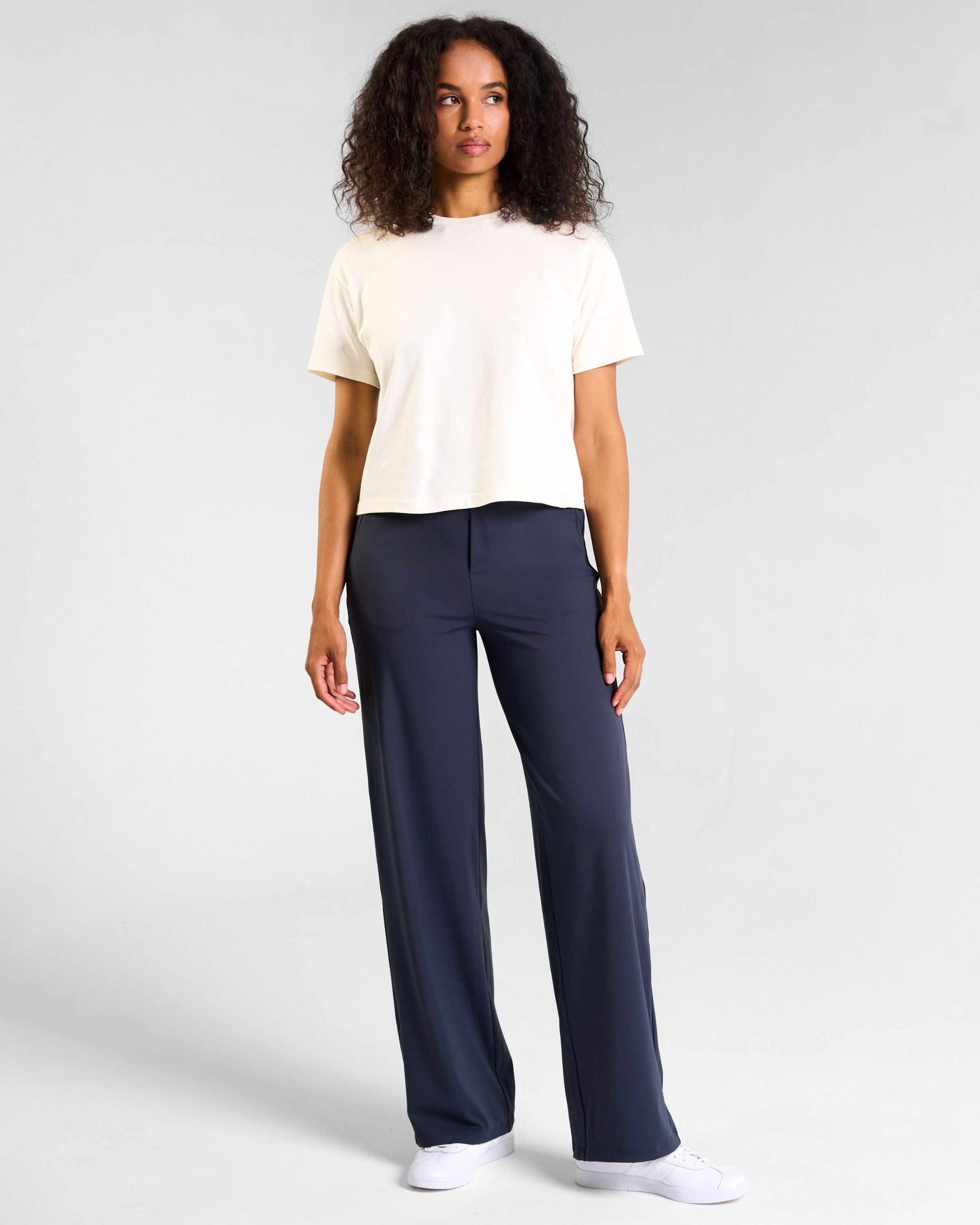 All-Day-Wear Wide Leg Trouser Outerspace Navy