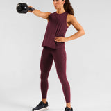 Sculpt High-Waisted Leggings Cherry Lacquer