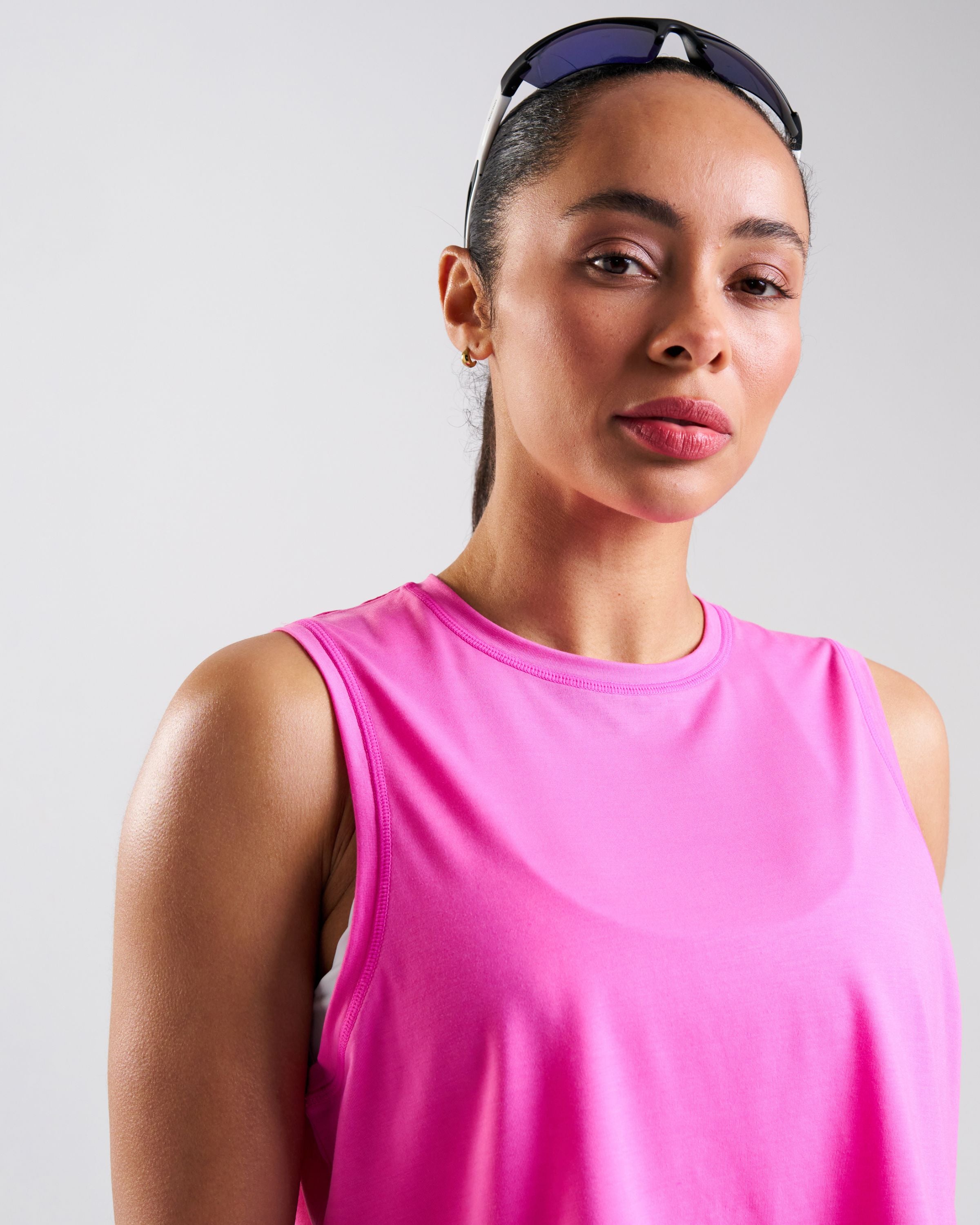 RUNSeries Cropped Tank Pulse Pink
