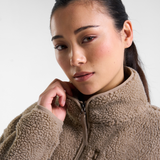 Summit Zip Through Borg Fleece Oat