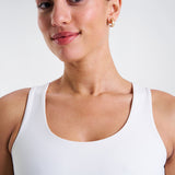 Base Fitted Tank Top Coconut Milk