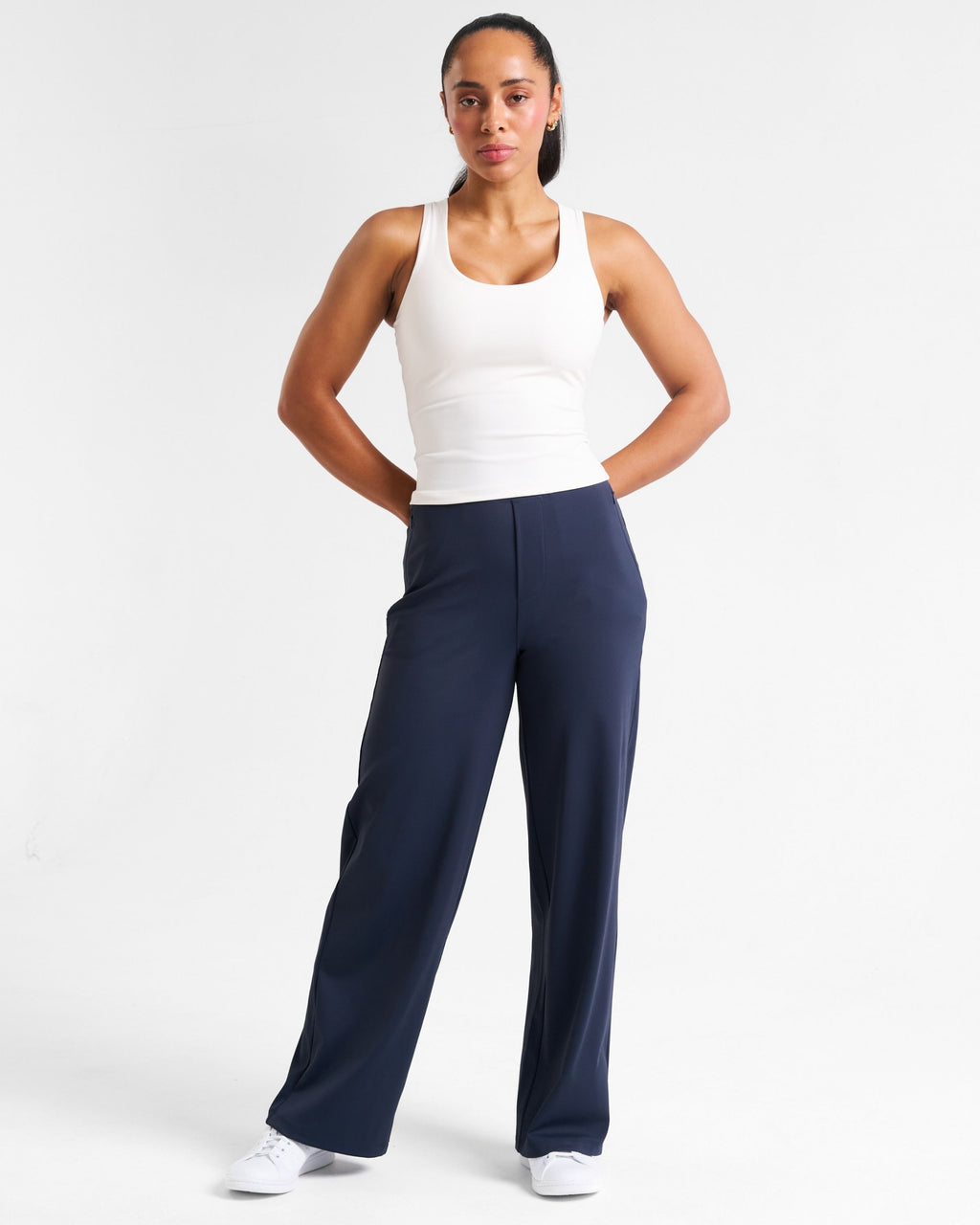 All-Day-Wear Wide Leg Trouser Outerspace Navy