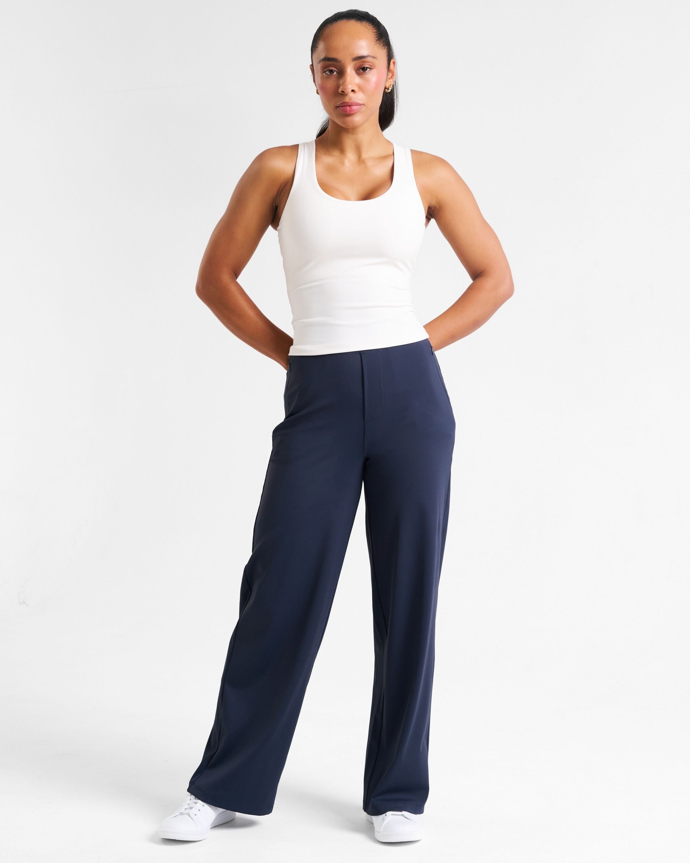 All-Day-Wear Wide Leg Trouser Outerspace Navy