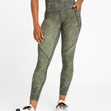 Sculpt High-Waisted Leggings Wave Print Climbing Ivy