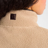 OUTSIDER Zip Up Fleece Sandy Taupe