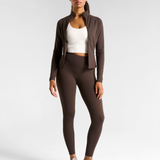 All-Day-Wear Zip Up Jacket Espresso