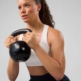 SOLID Seamless Sports Bra White