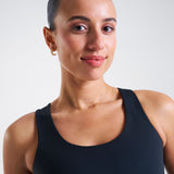 Base Fitted Tank Top Black