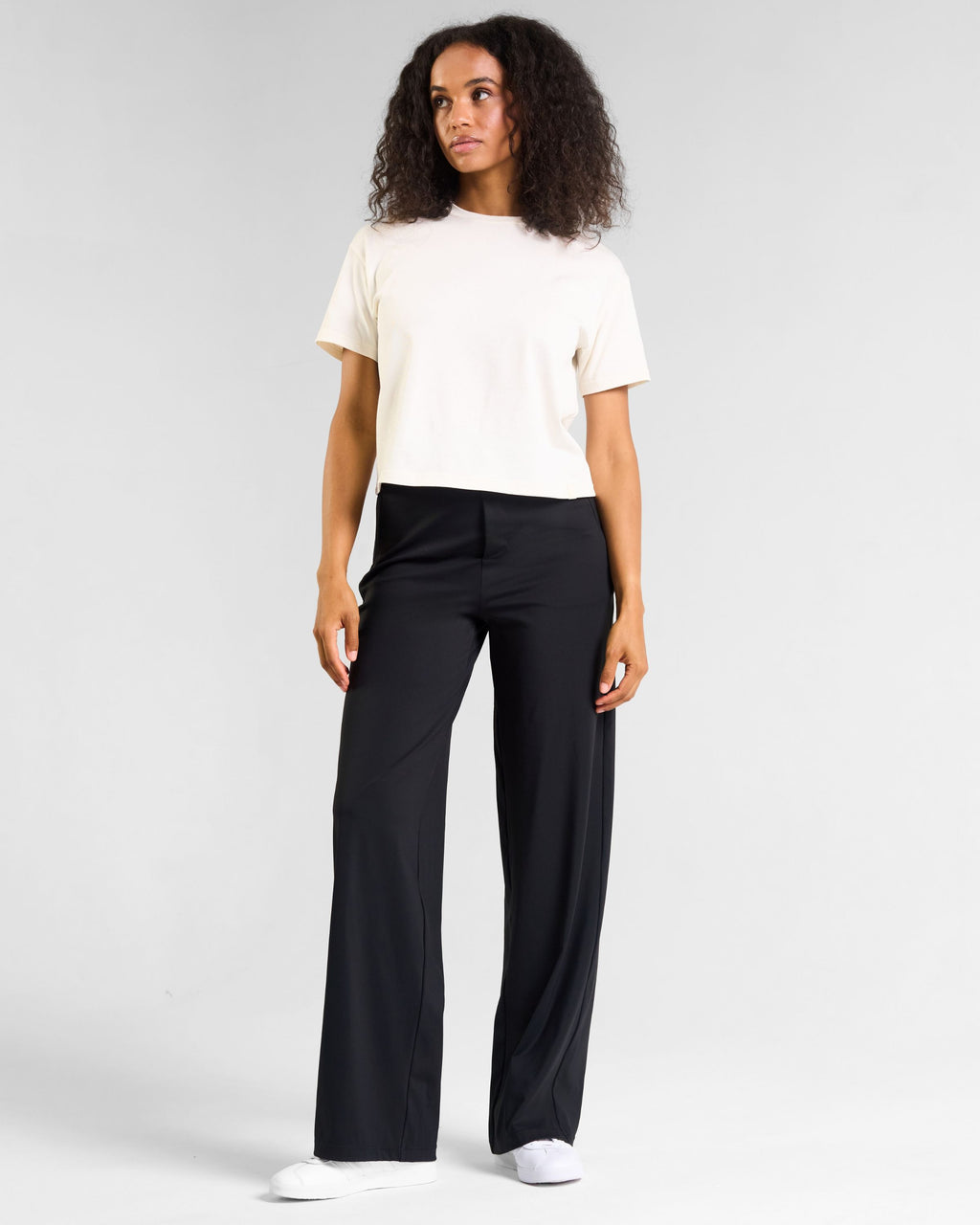 All-Day-Wear Wide Leg Trouser Black