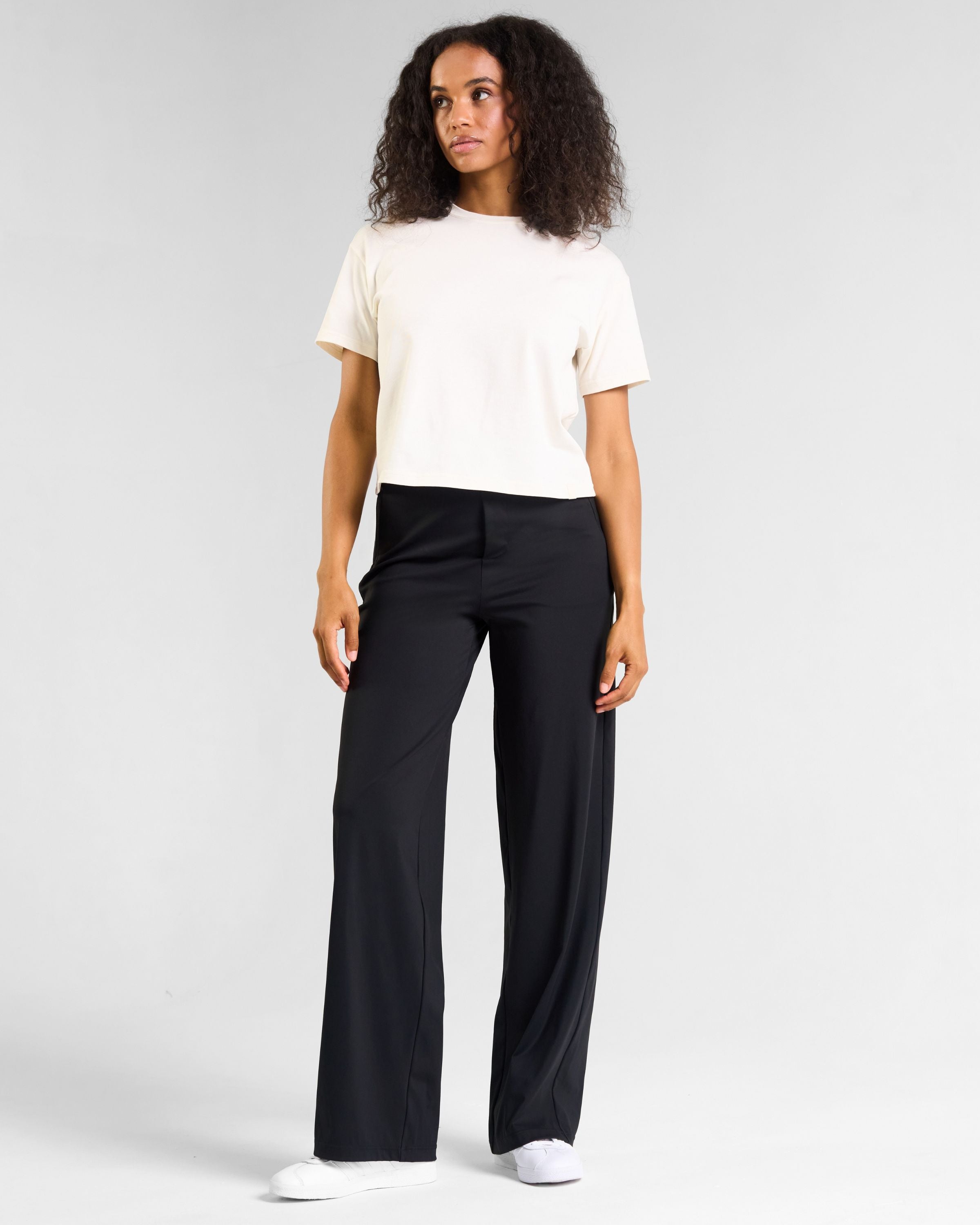All-Day-Wear Wide Leg Trouser Black