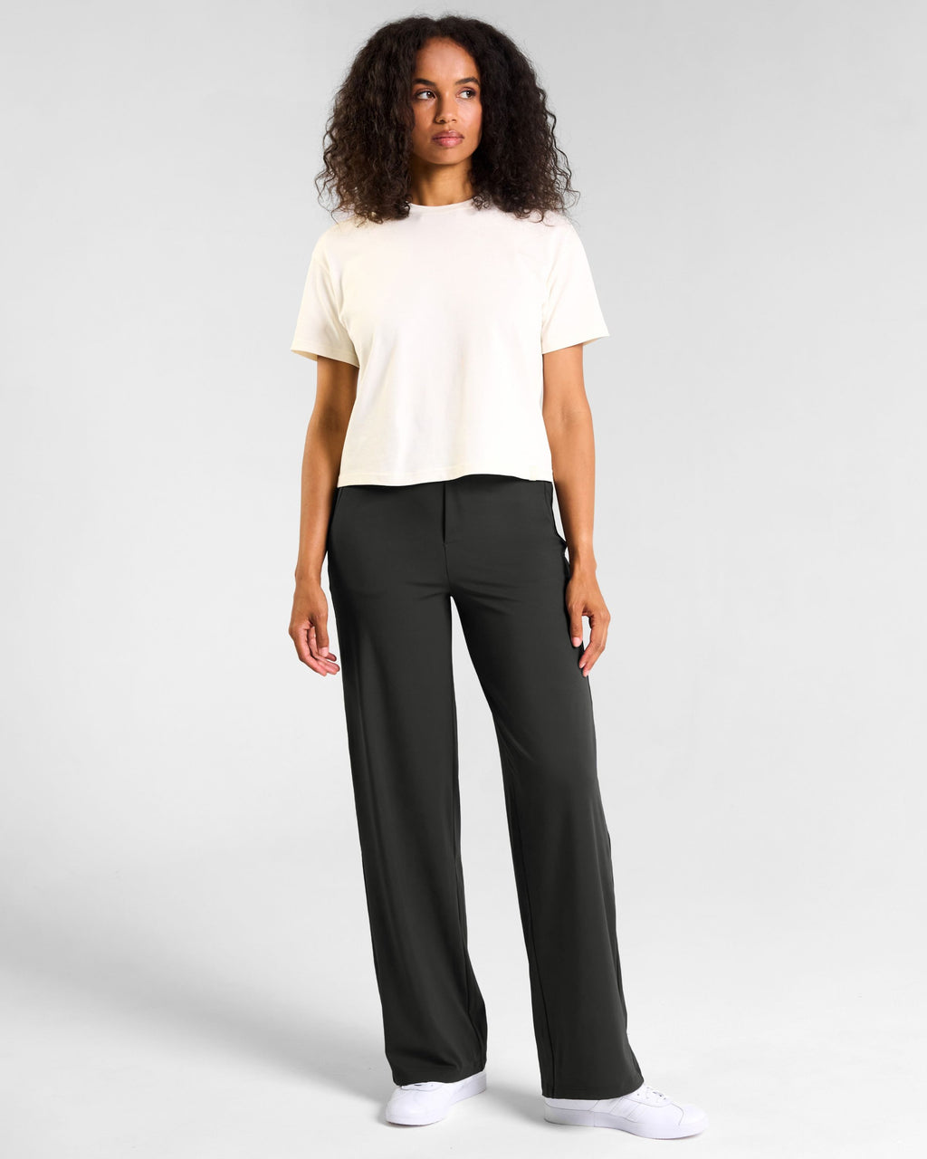 All-Day-Wear Wide Leg Trouser Asphalt Grey