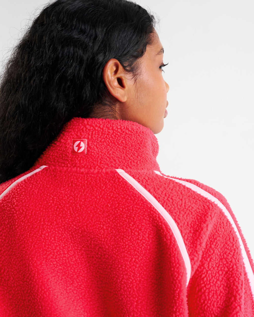 Ascend Quarter Zip Fleece Raspberry Pink