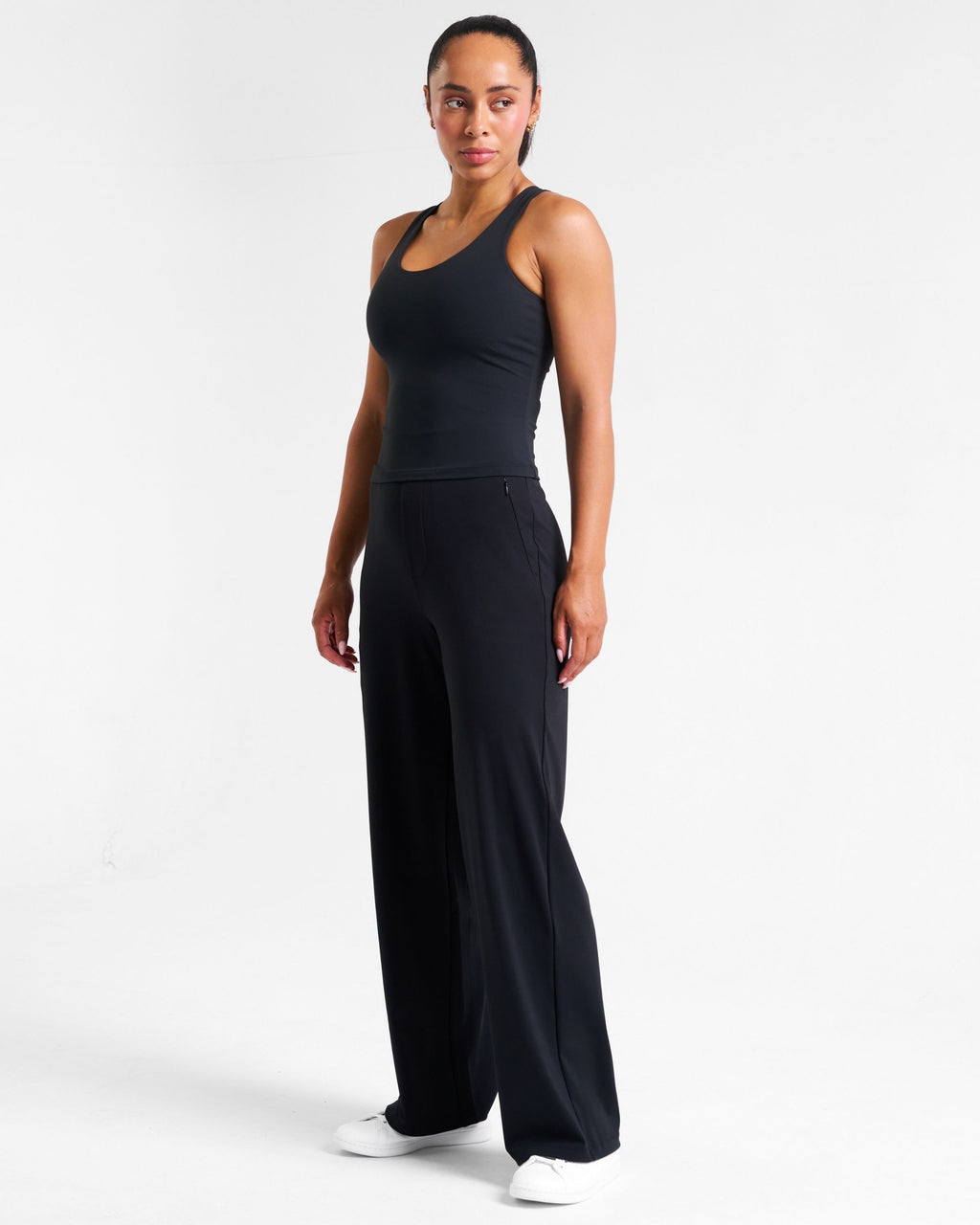 All-Day-Wear Wide Leg Trouser Black