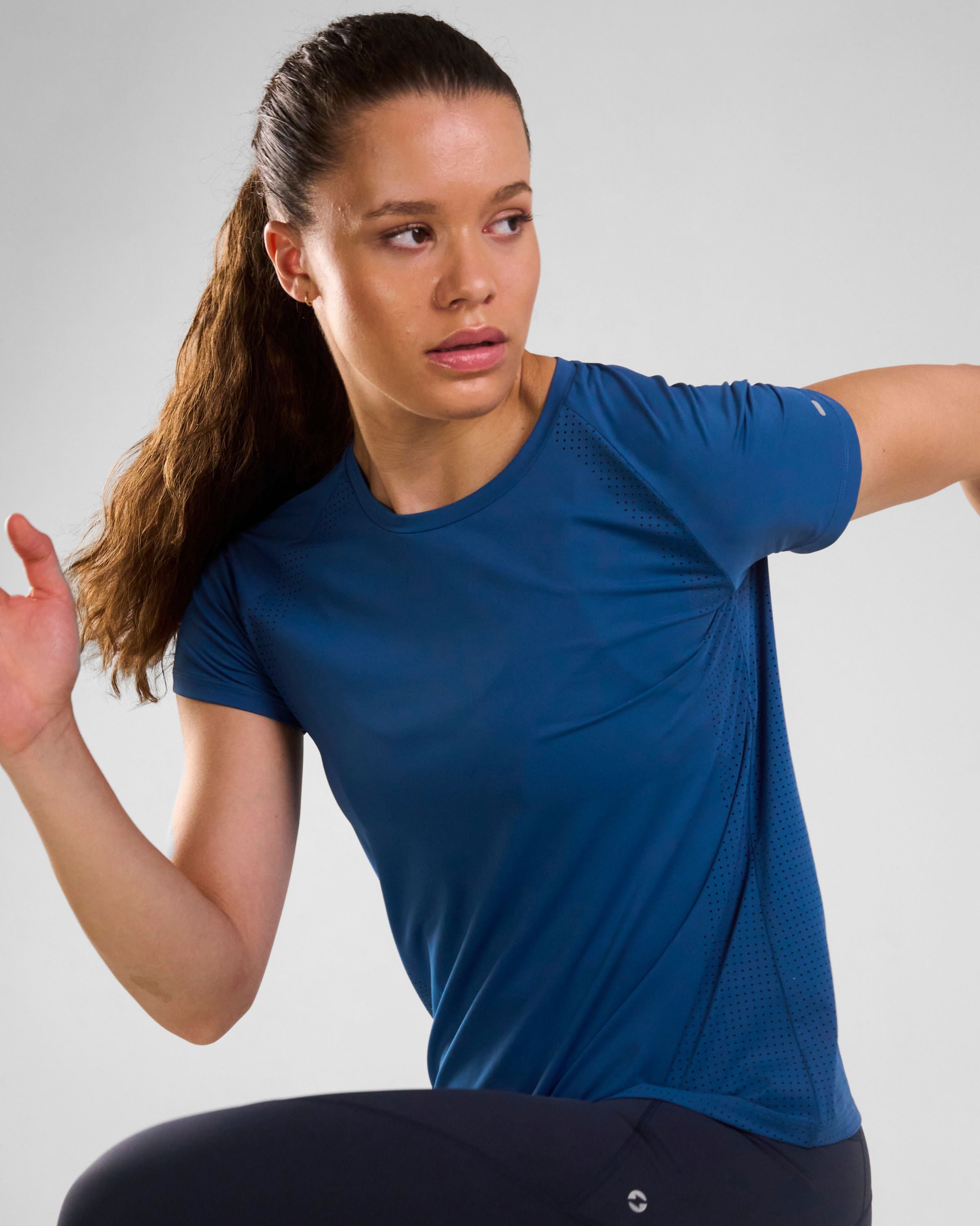 Sculpt Airflow Training T-Shirt Midnight Blue