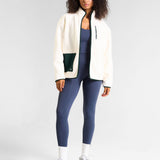 OUTSIDER Zip Up Fleece Marshmallow