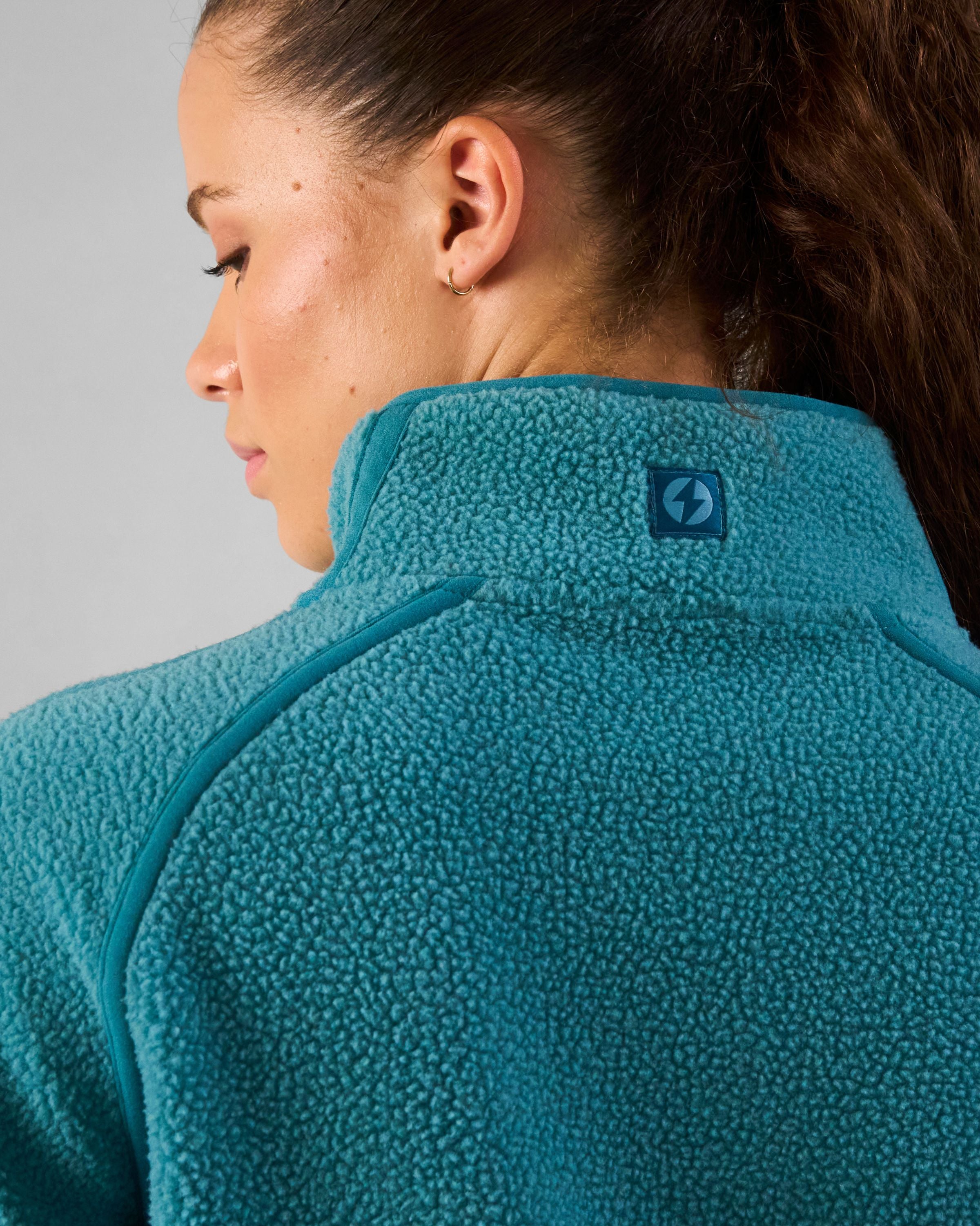 Ascend 1/4 Zip Fleece Deep Teal