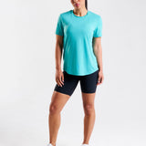 Core Lyocell Blend Active T-Shirt Fresh Aqua