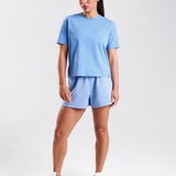 All-Day-Wear High-Rise Shorts Sky Blue