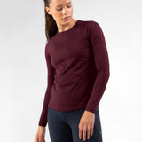 Core Long Sleeve Top Cherry Lacquer
