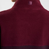 Ascend Half Snap Fleece Cherry Lacquer