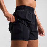 Pace 2-in-1 Performance Shorts Black