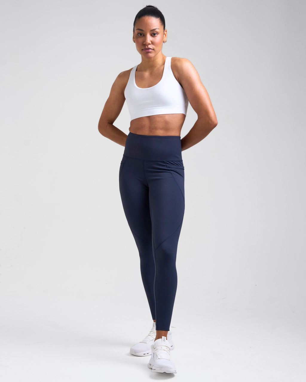 Sculpt Medium Support Sports Bra White