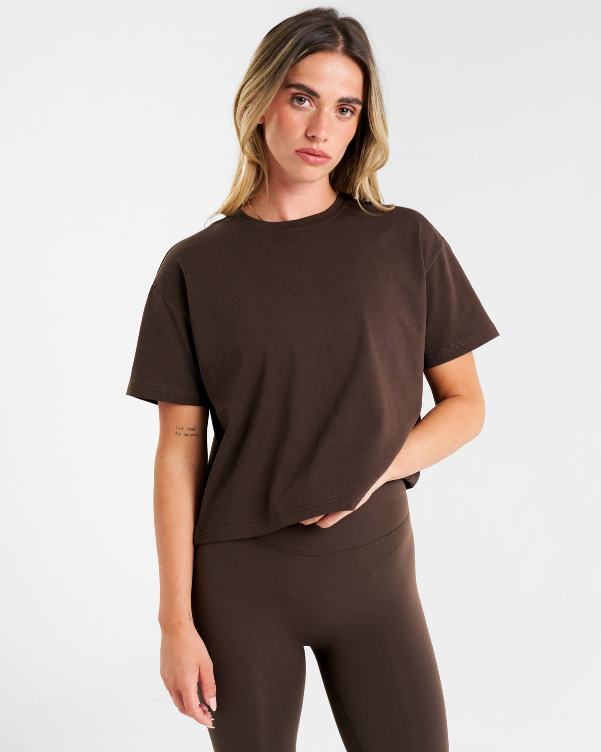 All-Day-Wear Box Tee Espresso
