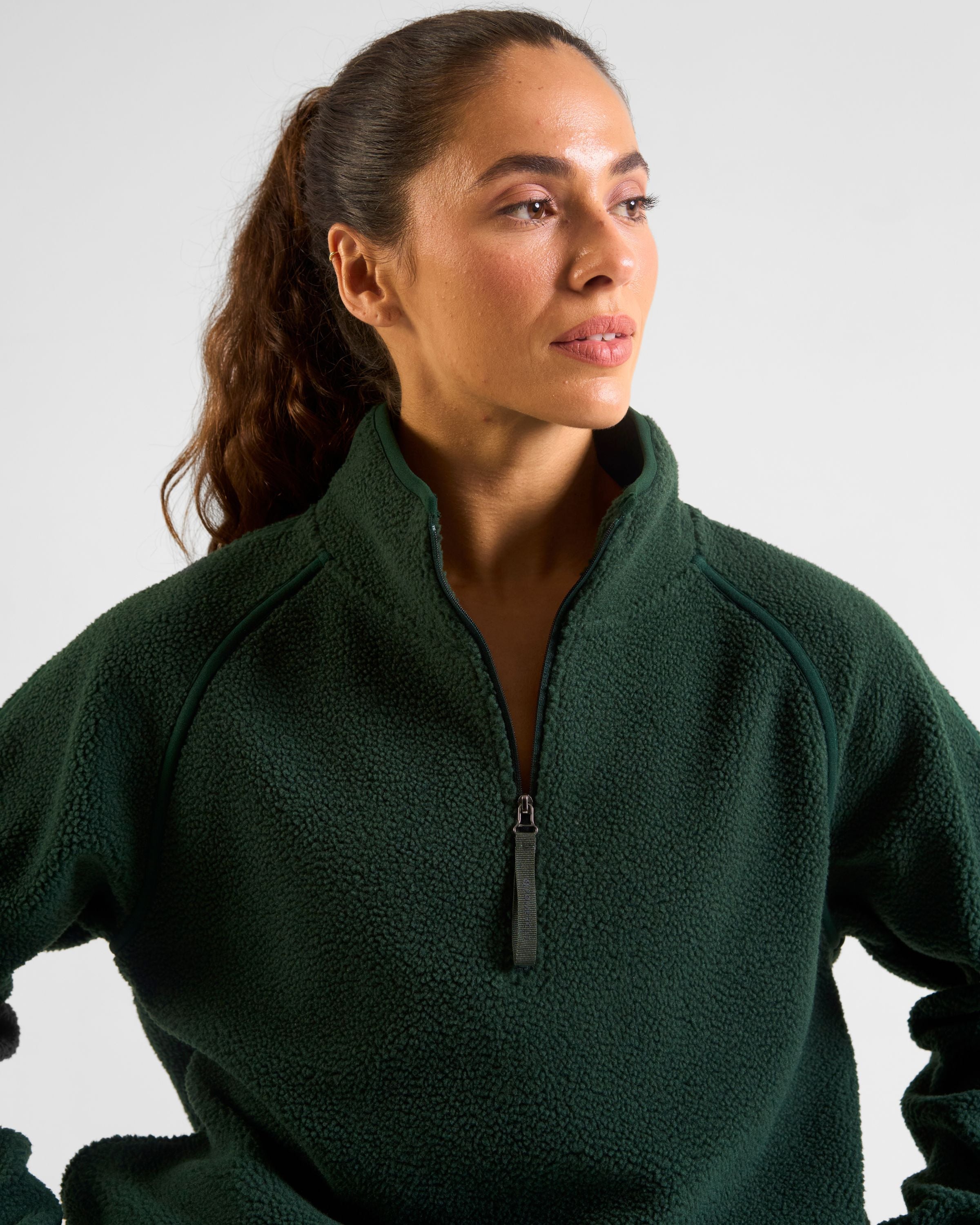 Ascend 1/4 Zip Fleece Heritage Green