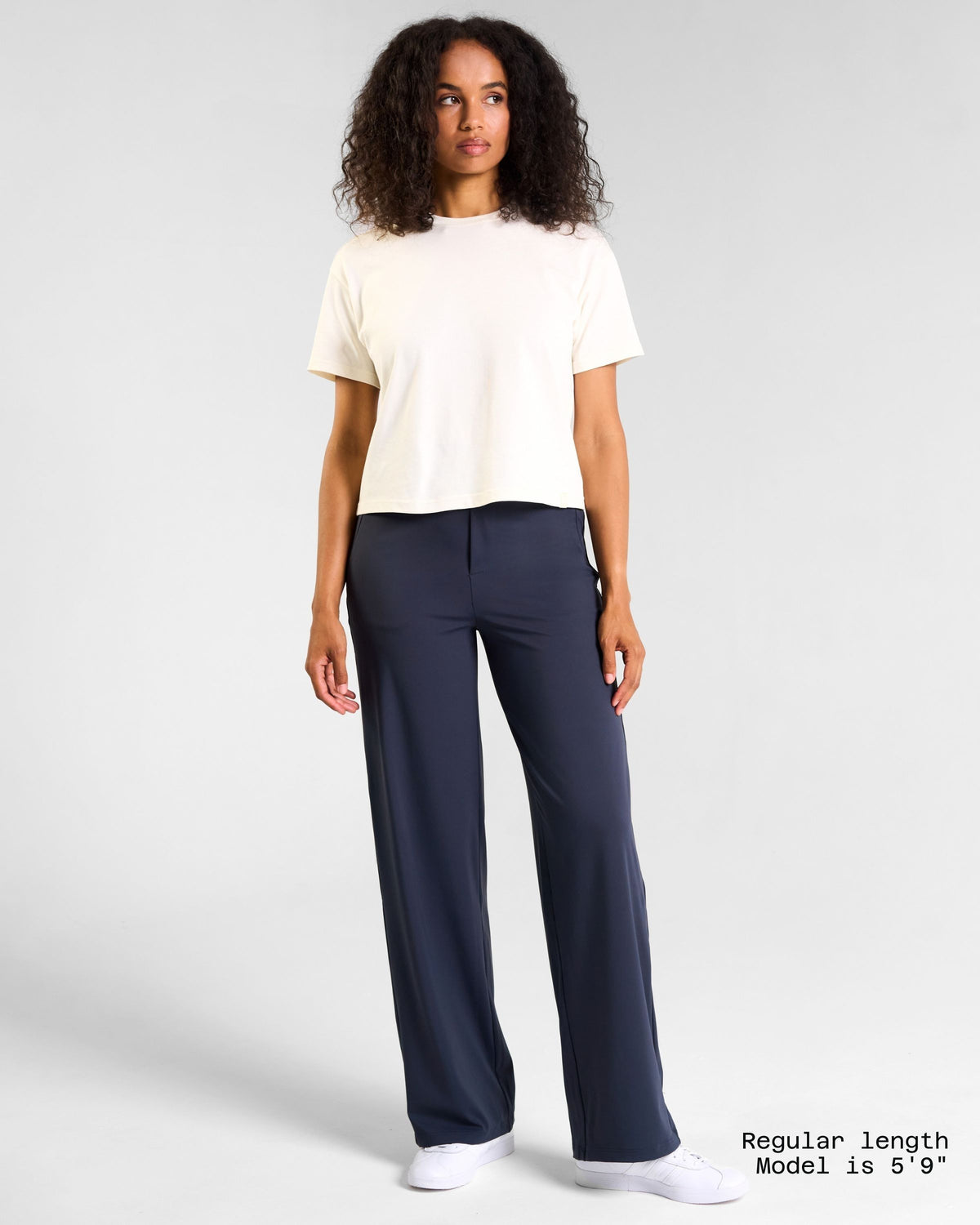 All-Day-Wear Wide Leg Trouser Outerspace Navy