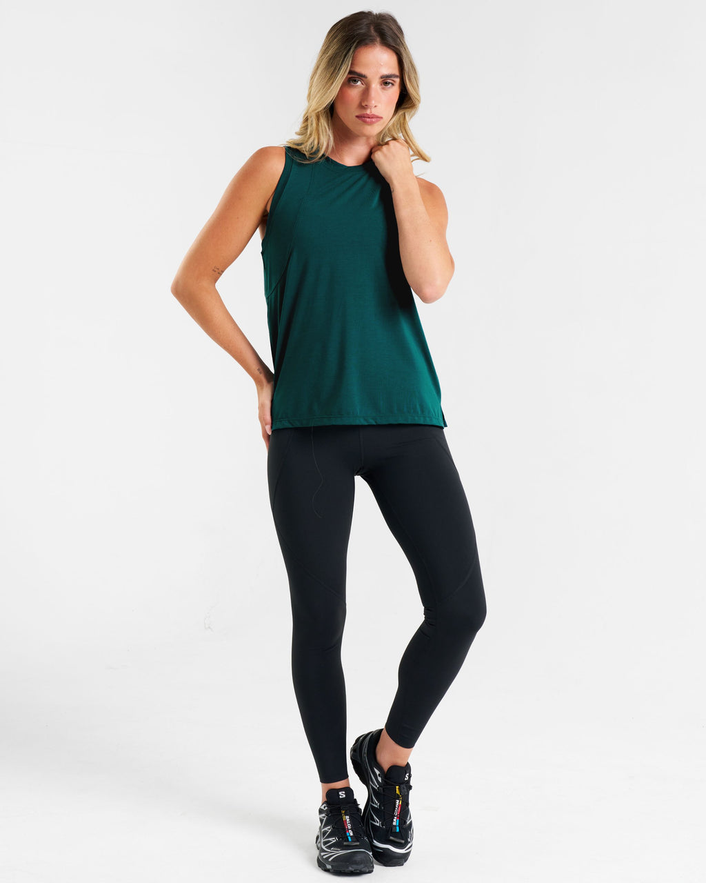 Core Lyocell Blend Active Vest Dark Teal