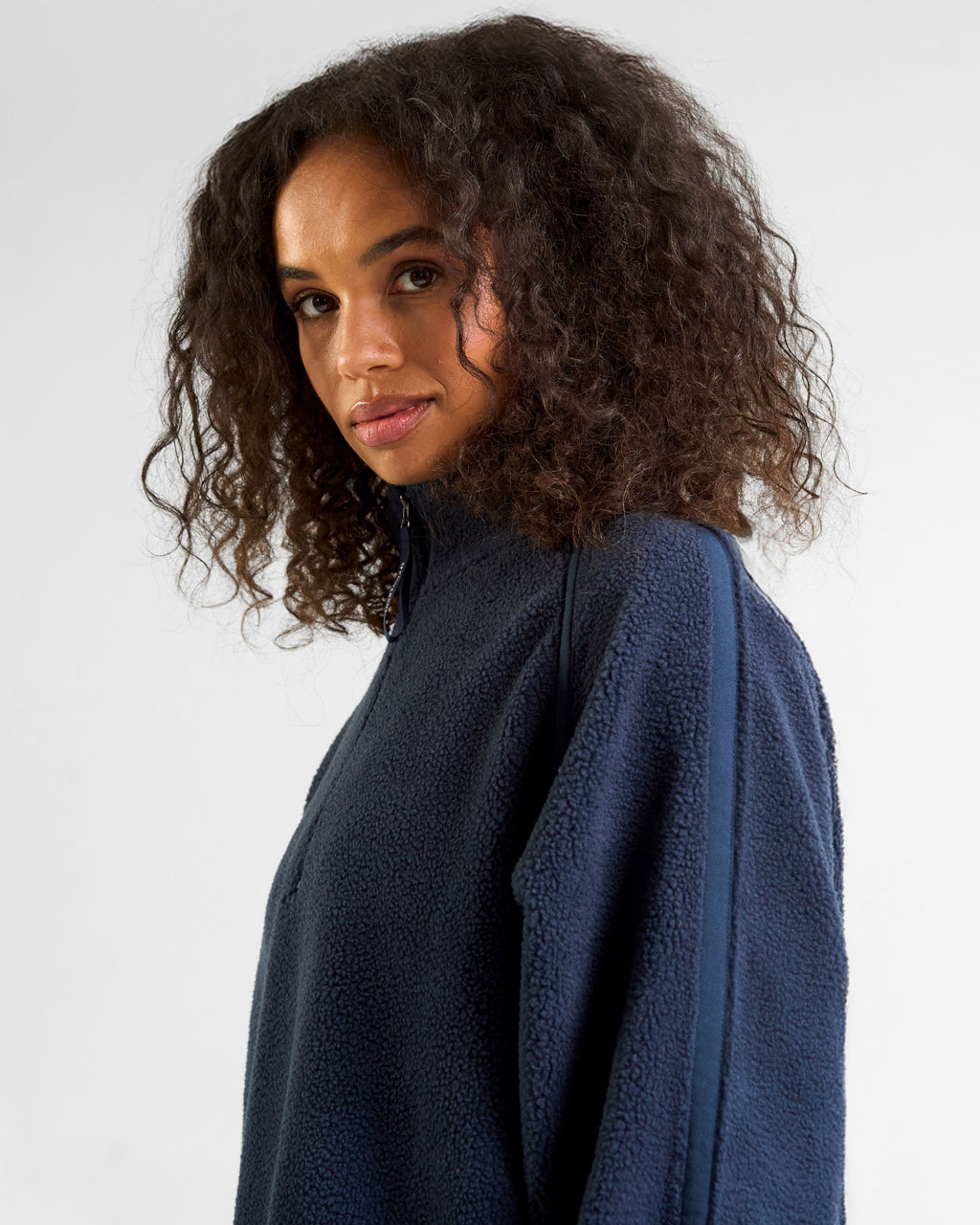 Ascend 1/4 Zip Fleece Outerspace Navy