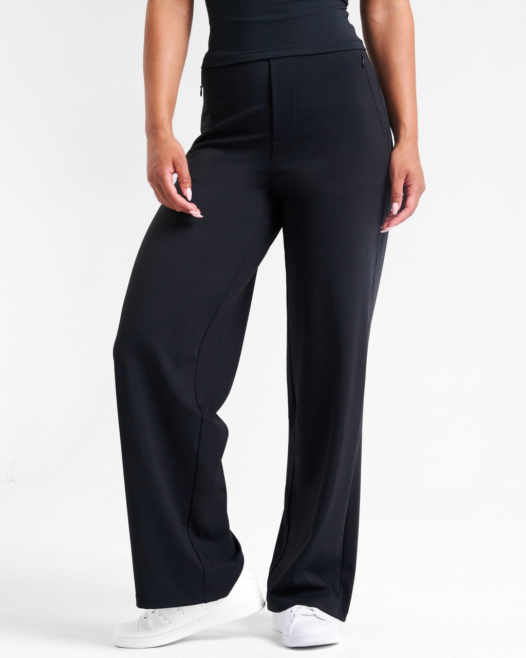 All-Day-Wear Wide Leg Trouser Black