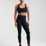 Sculpt High-Waisted Leggings Leopard Black