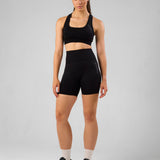 SOLID Seamless Sports Bra Black