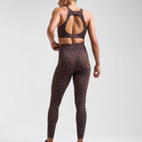 Sculpt High-Waisted Leggings Leopard Brown