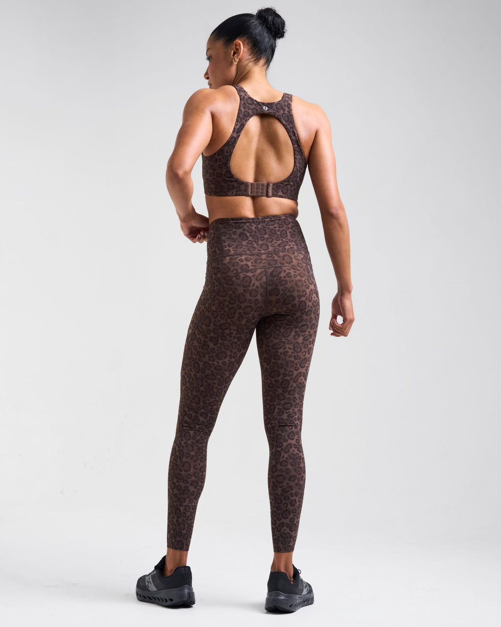 Sculpt High-Waisted Leggings Leopard Brown