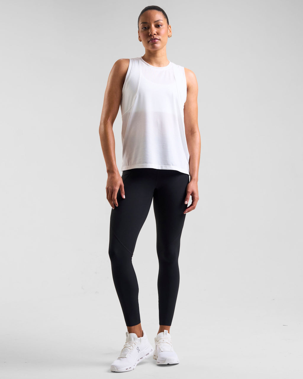 Core Lyocell Blend Active Vest White