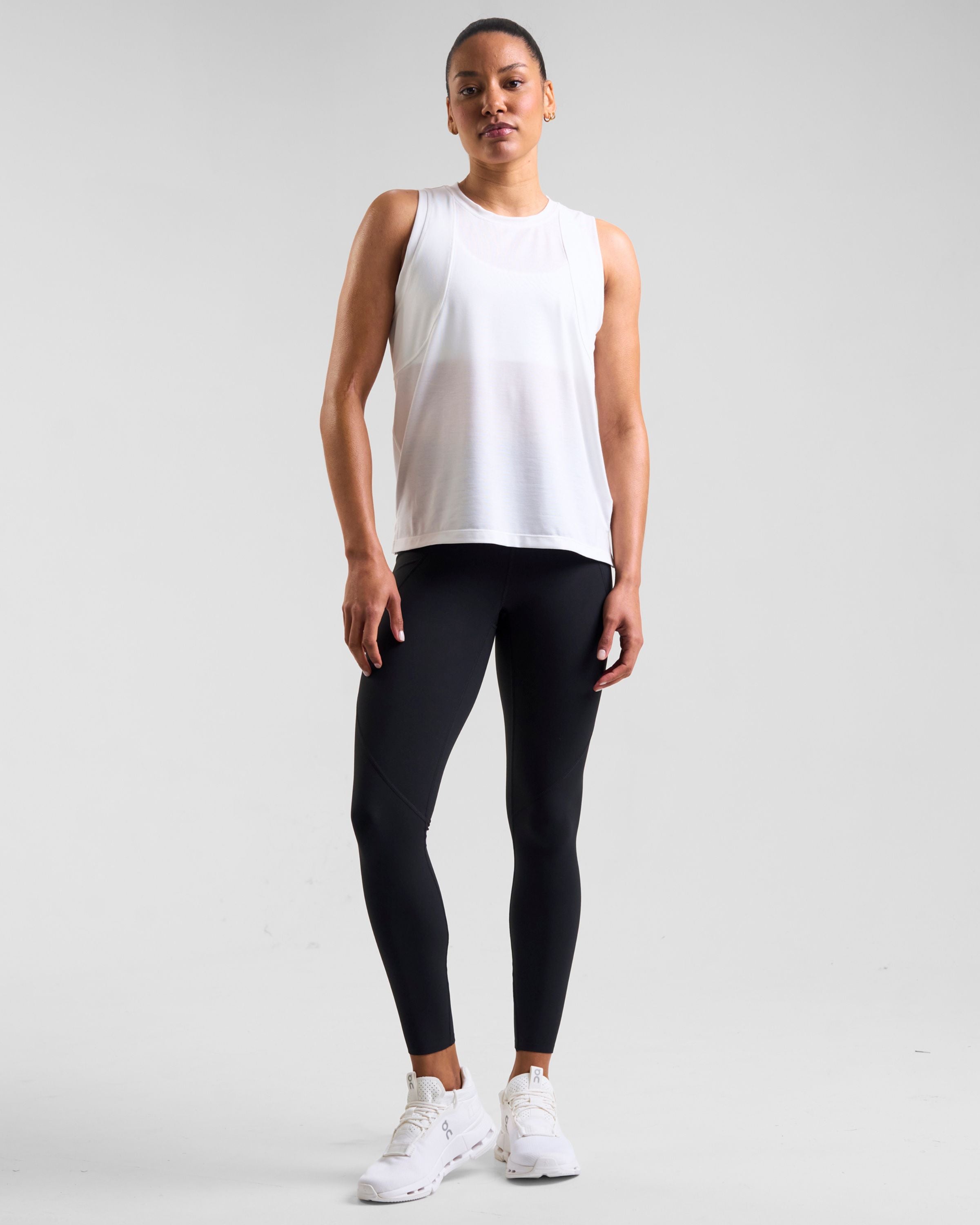 Core Lyocell Blend Active Vest White