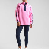 Ascend 1/4 Zip Fleece Pink Glow