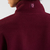 OUTSIDER Zip Up Fleece Cherry Lacquer