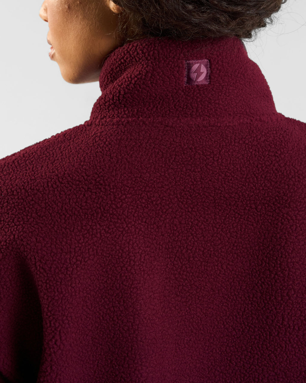 OUTSIDER Zip Up Fleece Cherry Lacquer