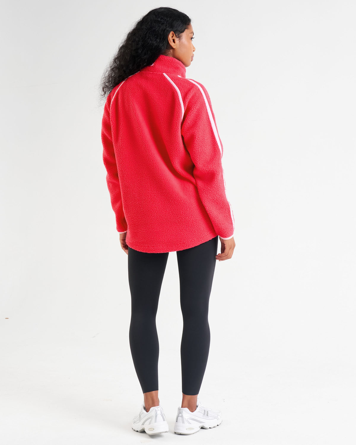 Ascend Quarter Zip Fleece Raspberry Pink