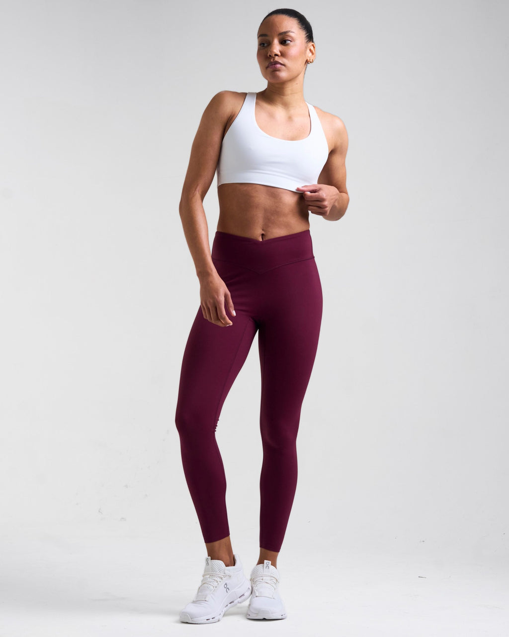 Sculpt V-Waist Leggings Cherry Lacquer