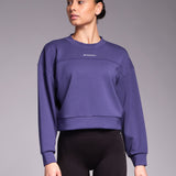 Studio Cropped Sweatshirt Future Dusk