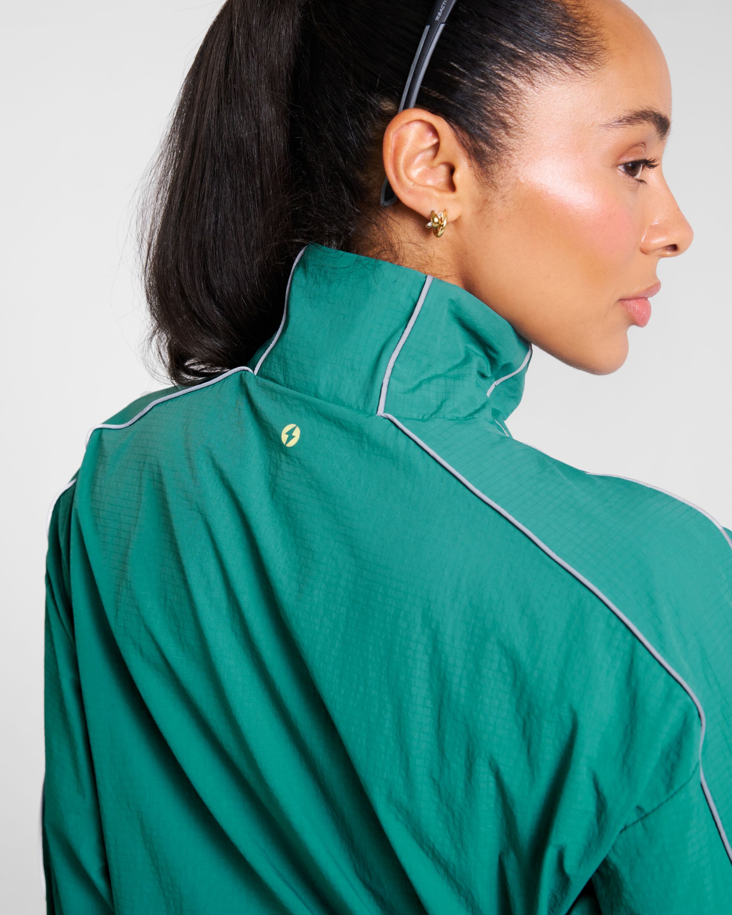 RUNSeries Water Resistant Track Jacket Sea Green