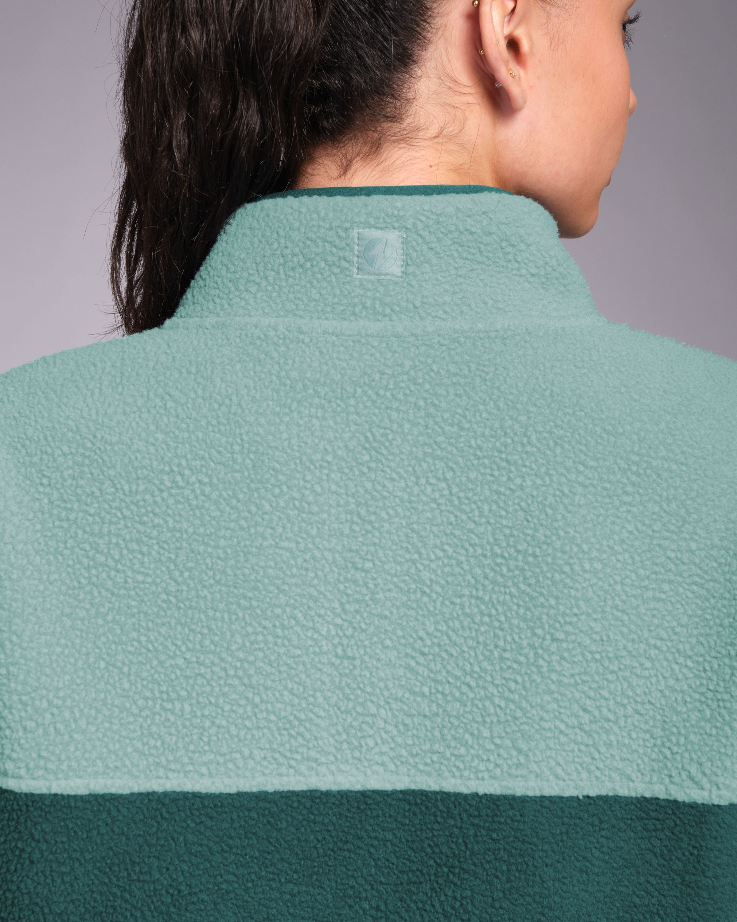 Ascend Half Snap Fleece Dusty Turquoise