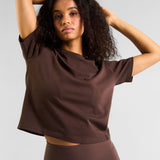 All-Day-Wear Box Tee Espresso