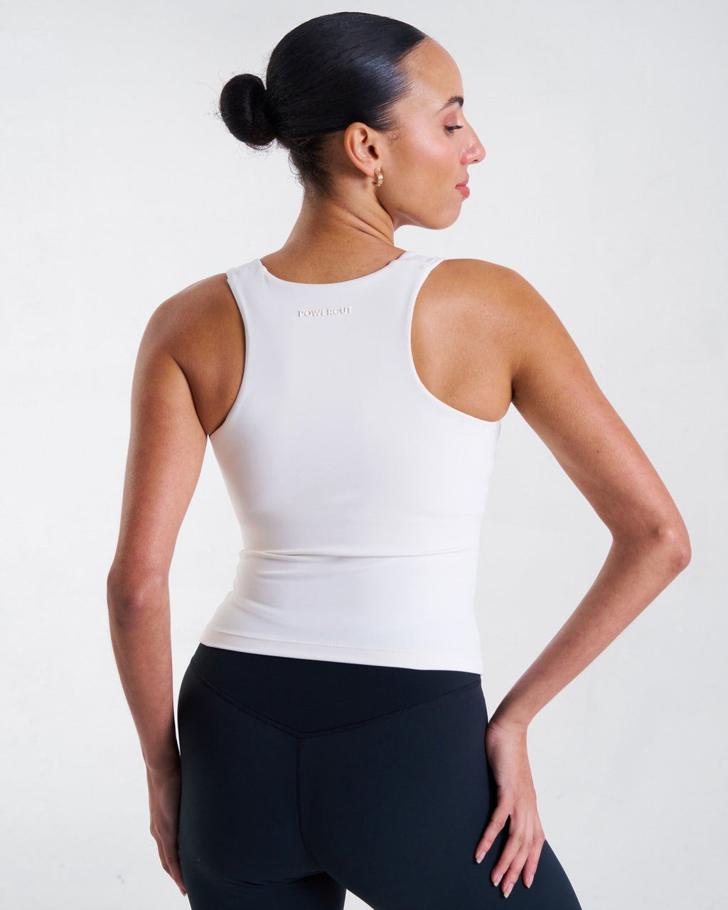 Base Fitted Tank Top Coconut Milk